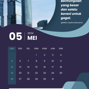 Kalender Dinding 13 Lembar B