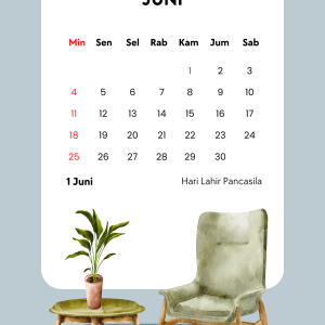 Kalender Dinding 13 Lembar A